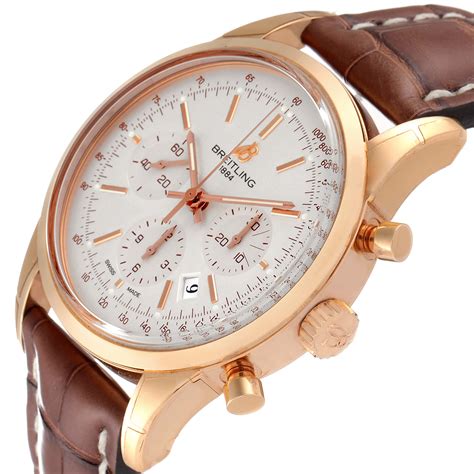 breitling transocean chronograph 43mm 18k rose gold|Breitling Transocean Rose gold .